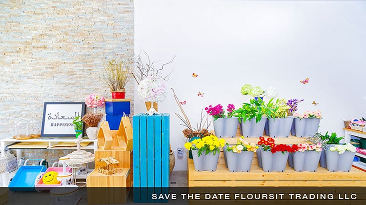 Save the date Flower Shop