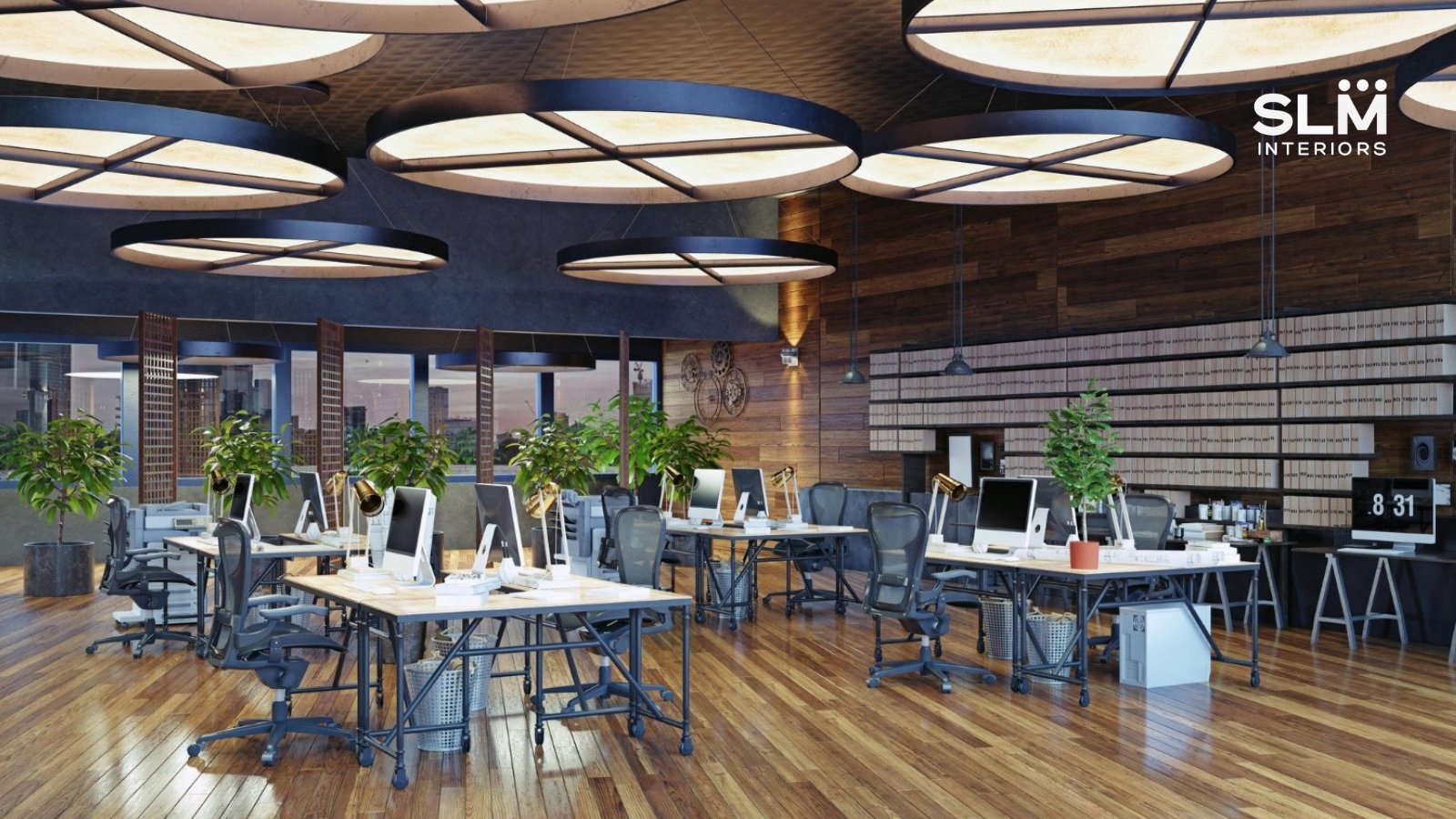 modern office design trends Dubai workspace
