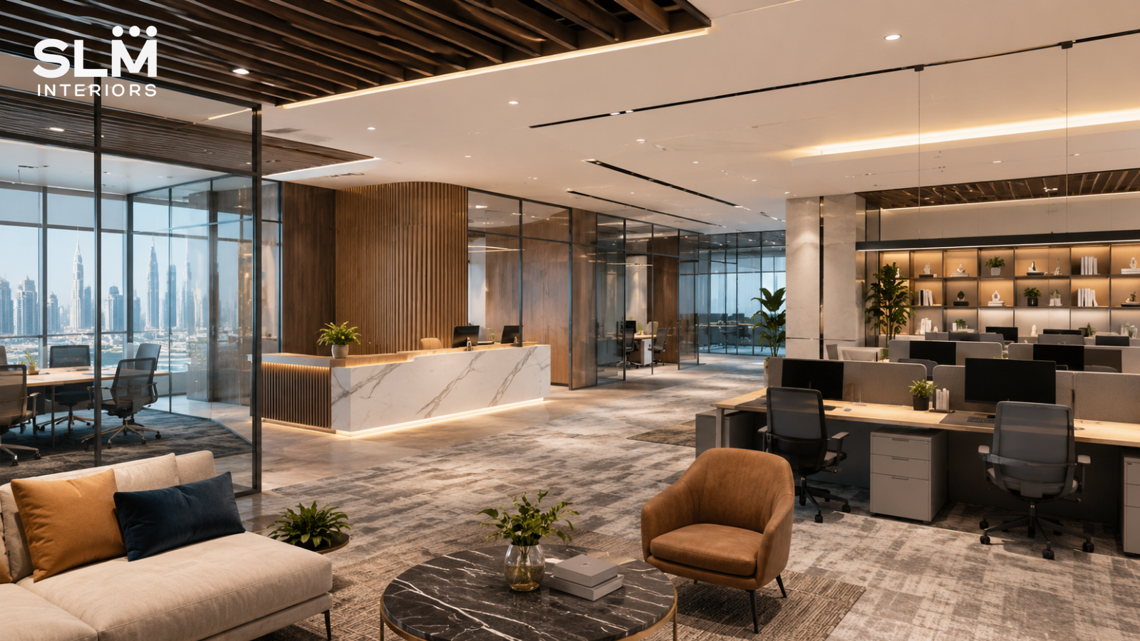Office interior fit-out construction Dubai